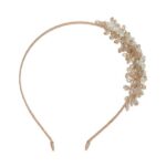 Crystal Design Hair Band Gold