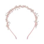 Crystal Design Hair Band Pink