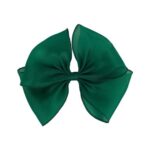 Girl's Bow Tie Design Hair Clip Green