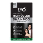 LYO Hair Color Shampoo Natural Black 01 30ml.