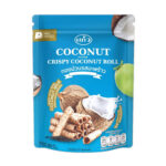Kaew Crispy Coconut Rolls Coconut Flavor 80g.
