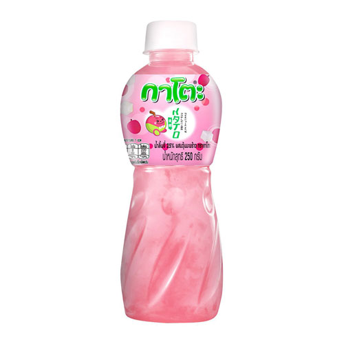 Kato 25% Lychee Juice with Nata de Coco 250ml. - Image 1
