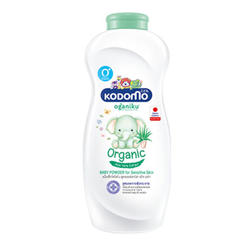 Kodomo Baby Powder Aloe Vera Extract for Sensitive Skin 350g. - Image 1
