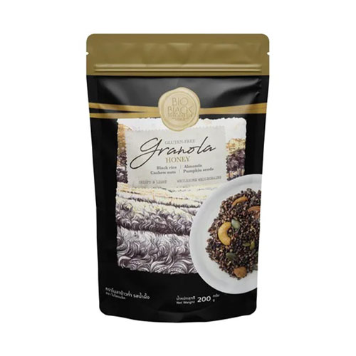 Bioblack_Black_Rice_Granola_Honey_Flavor_200g_1_web Bioblack Black Rice Granola Honey Flavor 200g. - Image 1