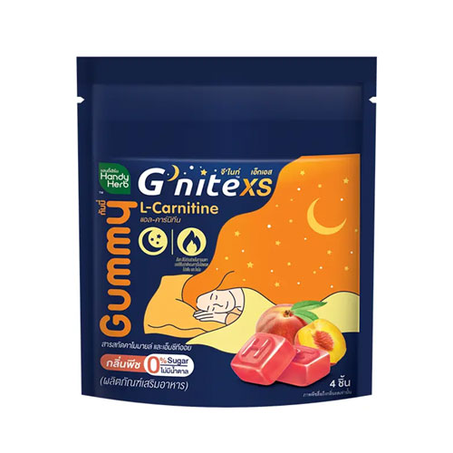 Handy_Herb_G'nite_XS_L-Carnitine_Peach_Gummy-24g_1_web Handy Herb G'nite XS L-Carnitine Peach Gummy 24g - Image 1