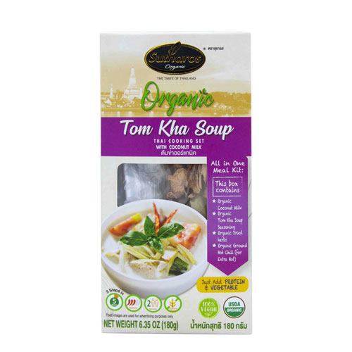 Sutharos Organic Thai Cooking Set Tom Kha Soup 180g - Image 1
