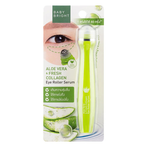 Baby Bright Aloe Vera & Fresh Collagen Eye Roller Serum 15ml - Image 1