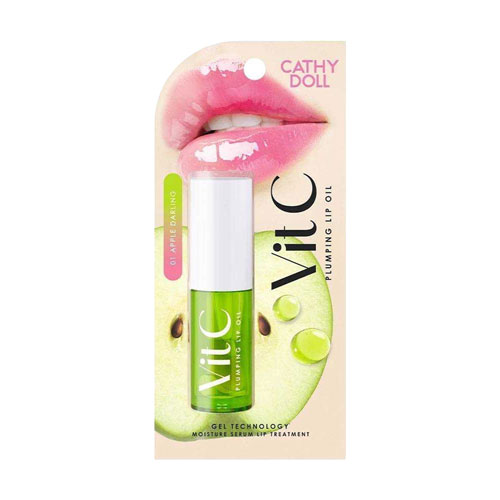 Cathy Doll Vit C Plumping Lip Oil 2.4g No.1 Apple Darling - Image 1