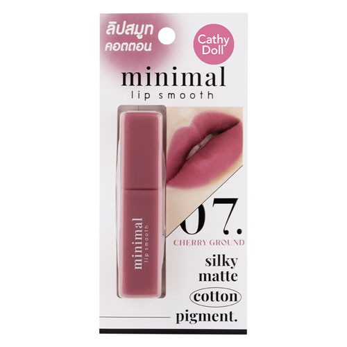 Cathy_Doll-Minimal_Lip_Smooth_2_7g_No_07_Cherry_Ground_1_web Cathy Doll Minimal Lip Smooth 2.7g No.07 Cherry Ground - Image 1