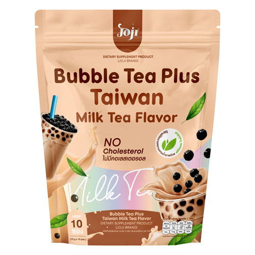 Joji Bubble Tea Plus Taiwan Milk Tea Flavor 15g x10 Sachets - Image 1