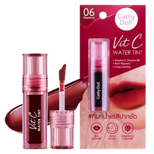 Cathy Doll Vit C Water Tint 2.7g No.6 Raspberry - Image 1