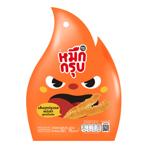 Muek Groob Konjac Snack with Original Mala Flavor 50g - Image 1