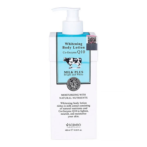 Scentio Milk Plus Brightening Body Lotion Co-Enzyme Q10 400ml - Image 1
