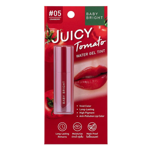 Baby Bright Juicy Tomato Water Gel Tint 2.5g No.05 Cranberry - Image 1