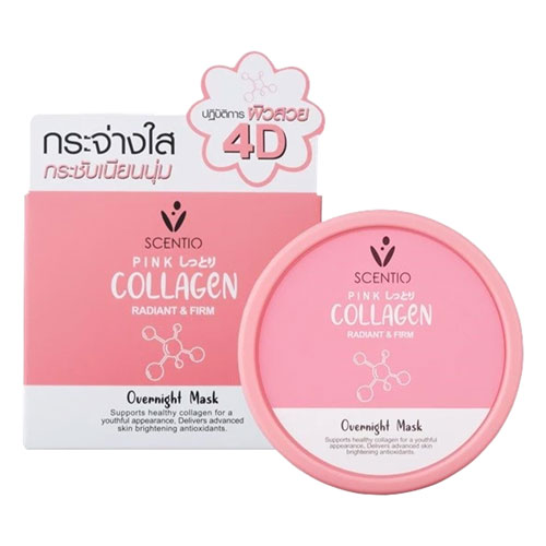 Scentio_Pink_Collagen_Radiant_Firm_Overnight_Mask_100ml_1_web Scentio Pink Collagen Radiant & Firm Overnight Mask 100ml - Image 1