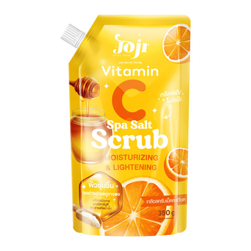 Joji Secret Young Vitamin C Spa Salt Scrub Honey & lemon 350g - Image 1