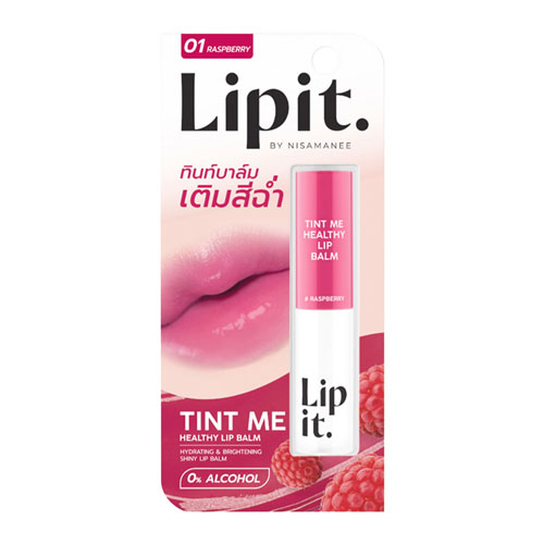 Lip It Tint Me Healthy Lip Balm 3g #01 Raspberry - Image 1