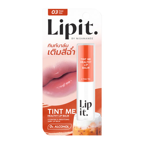 Lip_It_Tint_Me_Healthy_Lip_Balm_3g_03_Thai_Tea_1_web Lip It Tint Me Healthy Lip Balm 3g #03 Thai Tea - Image 1