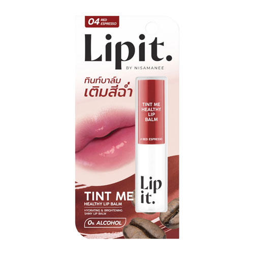 Lip It Tint Me Healthy Lip Balm 3g #04 Red Espresso - Image 1