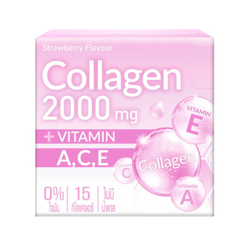 Fresh Doze Collagen Plus Vitamin A C E Strawberry Flavour 3.5g - Image 1