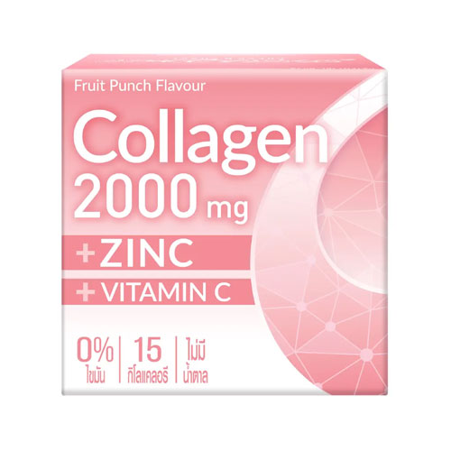 Fresh Doze Collagen Zinc And Vitamin C Fruit Punch Flavour 3.5g - Image 1